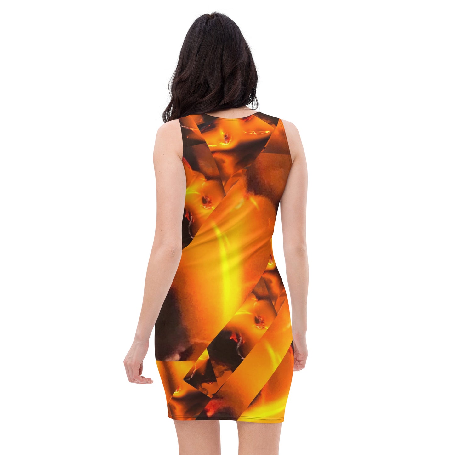 Flames Bodycon Dress